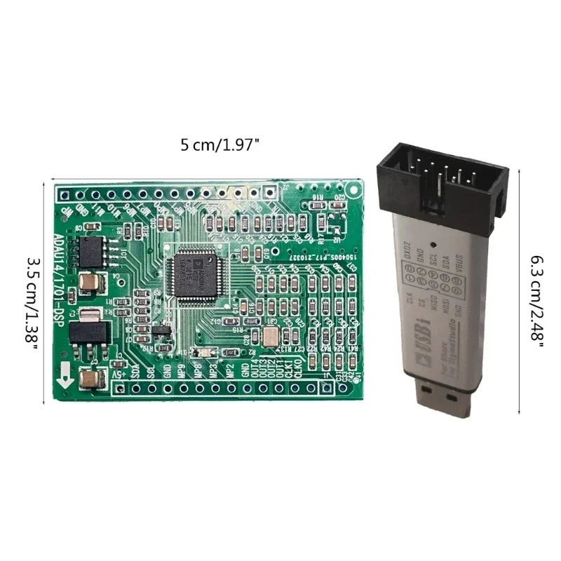 ADAU1401 DSPmini tablero aprendizaje para monitoreo estudio y procesamiento sonido instrumentos solución versátil