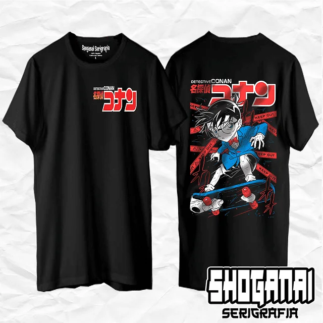 Detective Conan - Detective Conan Unisex Anime T-Shirt 100% Cotton Manga Tee