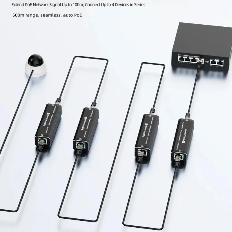 31ba-camera-wiring-extender-90w-with-gigabit-throughput-metal-housing-wall-mount-and-power-over-ethernet-support-for-remote