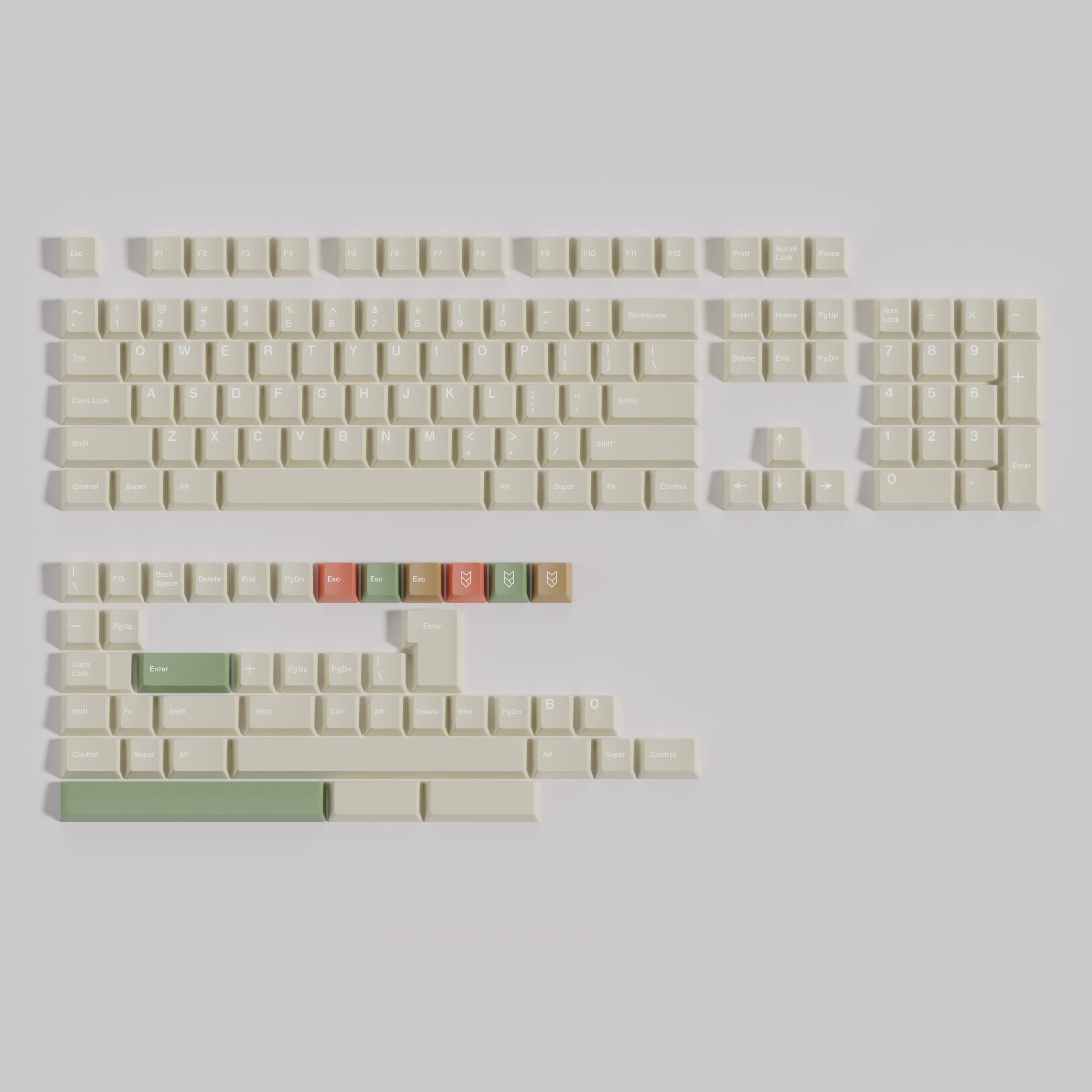 GMK Modern Material Keycaps 146 Keys PBT Material Cherry Profile DYE-SUB For MX Switch 64/68/75/84/87/98/104 Mechanical Keyboard
