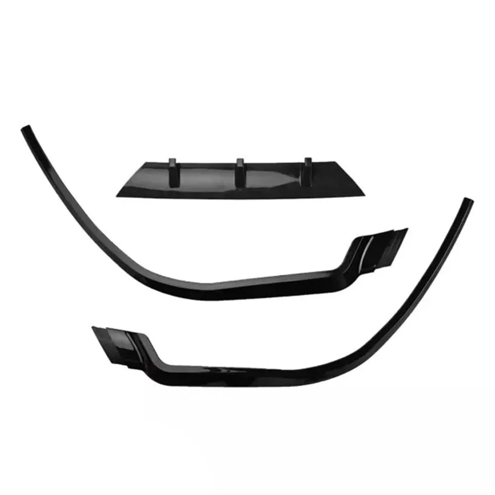 Universal Front Bumper Lip Spoiler Chin Front Skirt Splitter Body Kit  Exterior Protevtive Extension Decoration
