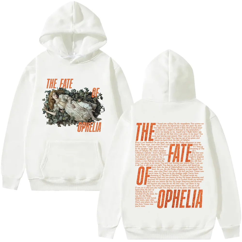 مصير أوفيليا كلمات هوديي TS حياة إستعراض ألبوم جرافيك ملابس النساء الرجال موضة ريترو الجمالية البلوز Y2K #1