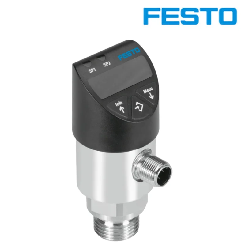 FESTO Pressure sensor 8022822-SPAW-B11R-G12M-2NA-M12 Genuine SPAW series Sensor with display screen Pneumatic accessories