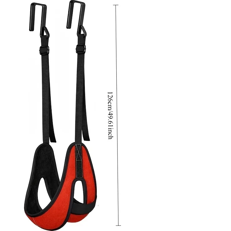 Upgraded Door Hanging Neck Support Brace Thickened Cervical Fixation Strap Portable Breathable Neck Relief Holder For Home Use