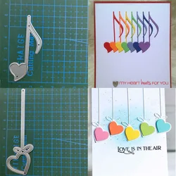 love Heart Metal Cutting Dies Stencils For DIY Scrapbooking Album Paper Card Decorative Craft Embossing Die Cuts Stencil
