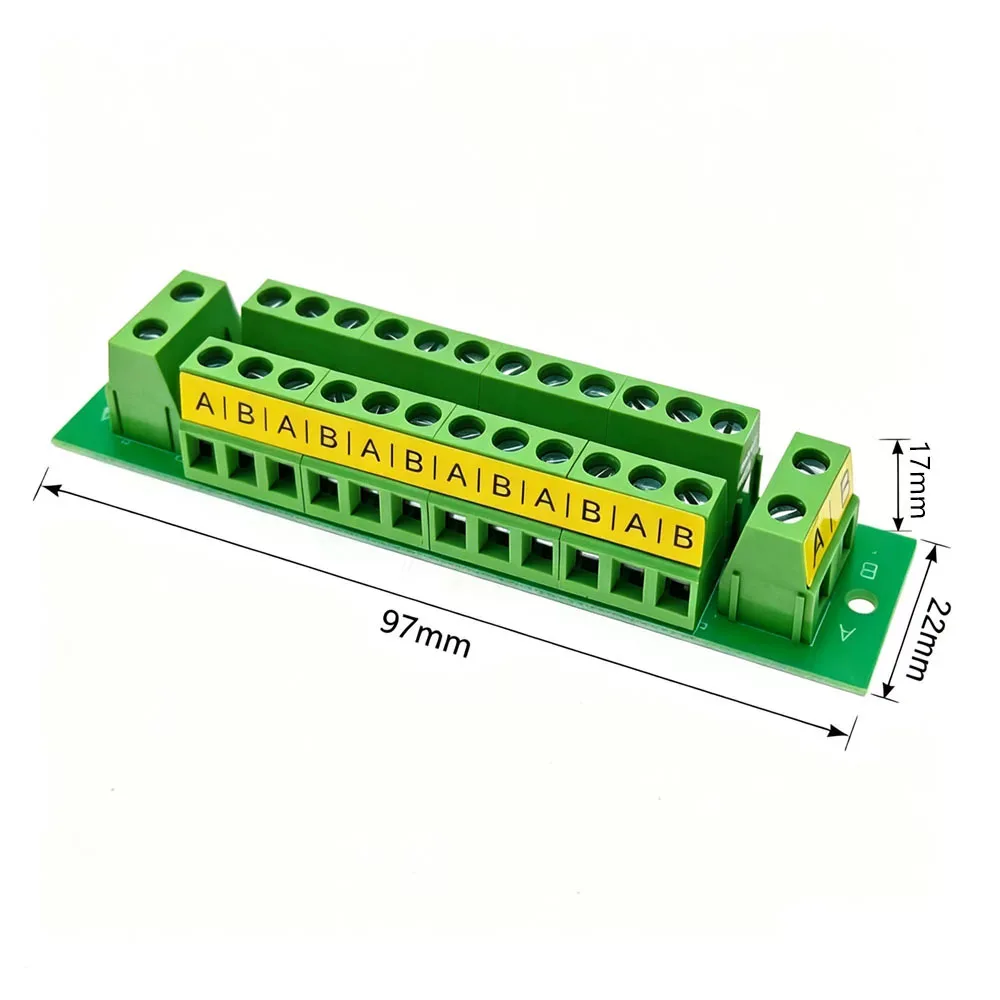Płytka adaptera terminali, rozstaw śrub 5,0/7,5 mm, konwerter bloku zacisków śrubowych, płytka testowa PCB bez lutowania do projektów elektronicznych DIY — zdjęcie produktu 3