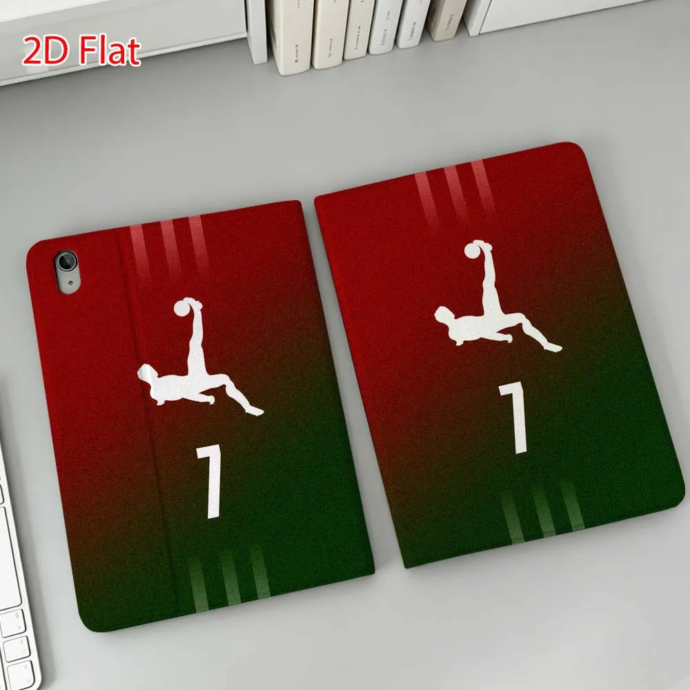 Football No 7 Soccer Soft For Apple iPad Pro Mini A16 A17 A14 4 5 6 7 6th 12th 9Gen 12.9 11 13 M4 inch Tablet Case