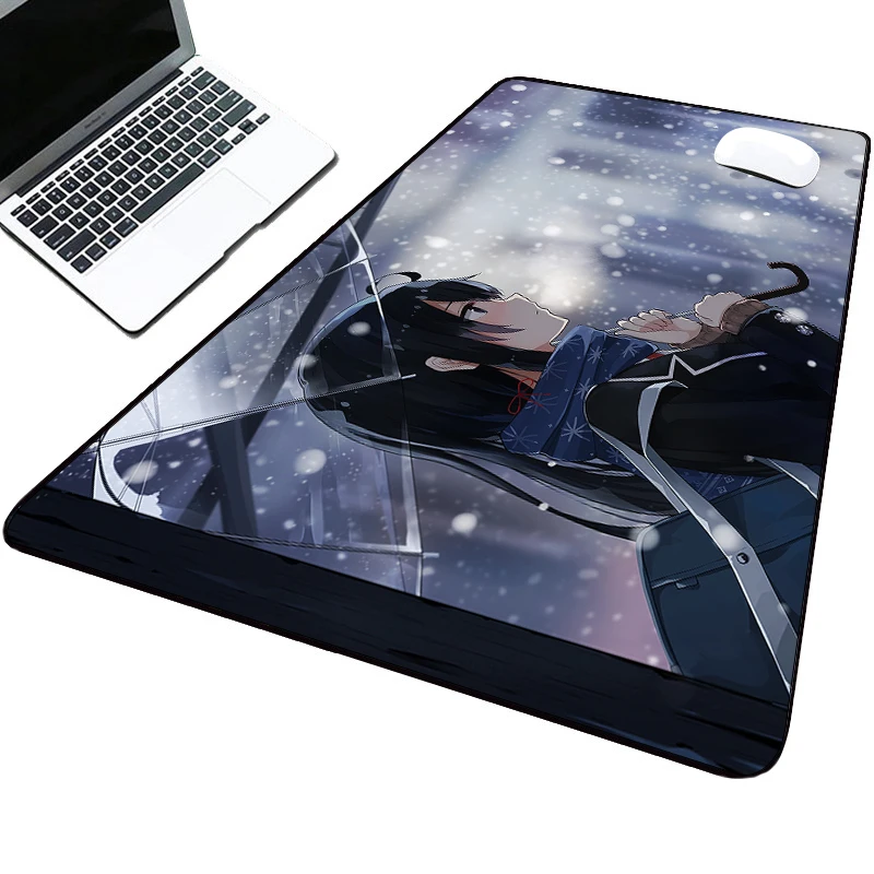 

Oregairu Yukino Yukinoshita Under Mouse Pad Wrist Rest Pad Table Mat 300X700 Desk Protector Gaming Pad Table Pads Gamer Carpet