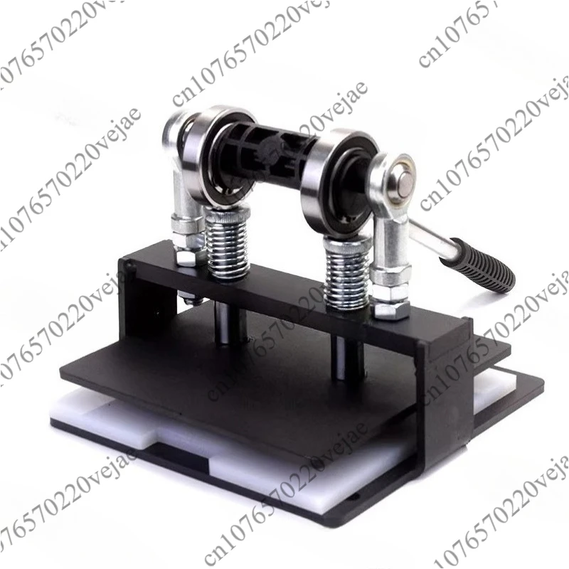 Table Tennis Racket Rubber Cutting Machine Double Roller Bearing Manual Press Ping-Pang Bat Rubber Edge Cutter Pasting Device