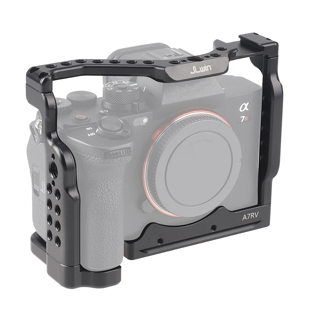 

FOTGA Camera Cage For Sony A7RV Aluminum Cage To Mount Tripod Monitor Photography Expansion Frame Plate A7R5 Camera Accessories