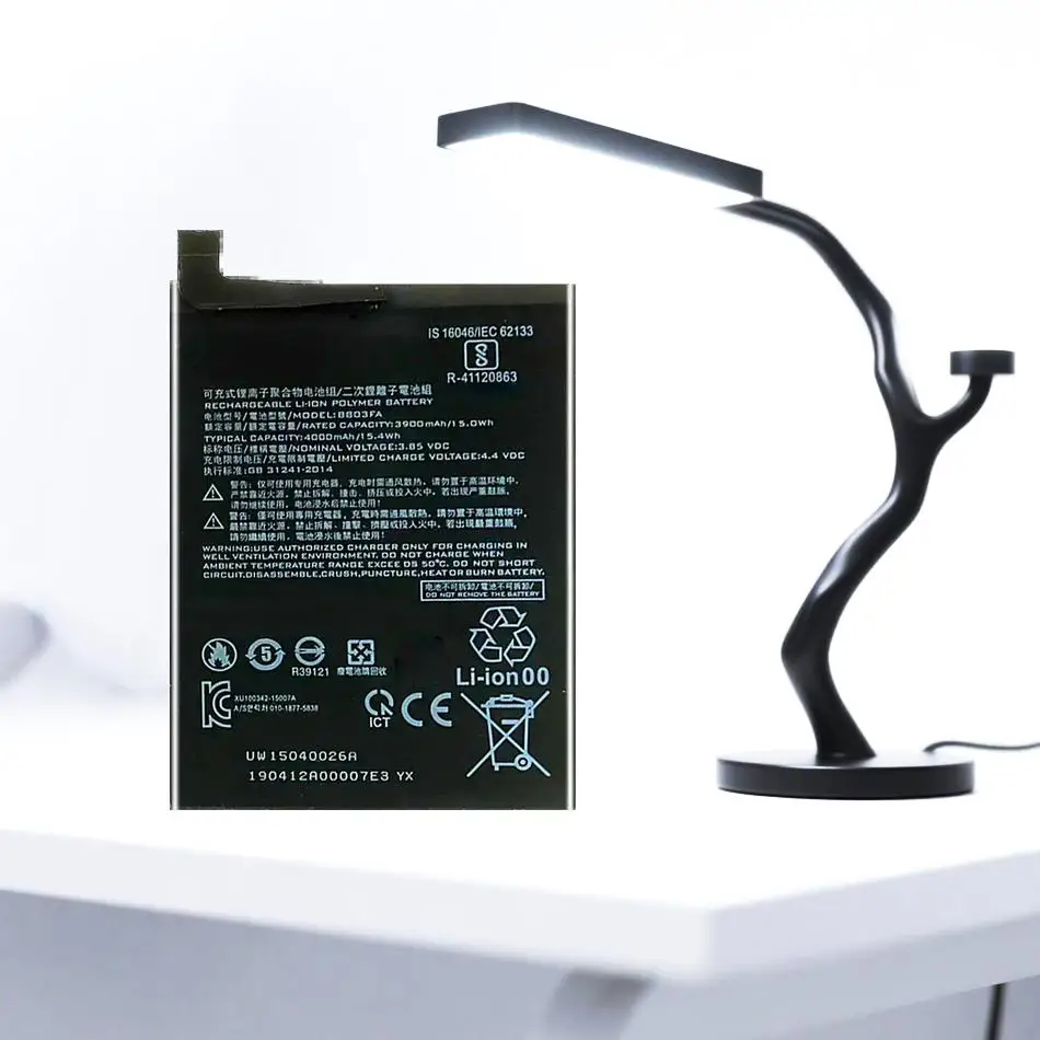 

4000Mah Mobile Phone Battery For Xiaomi Black Shark 2 Shark2 BS03FA Environmentally Friendly