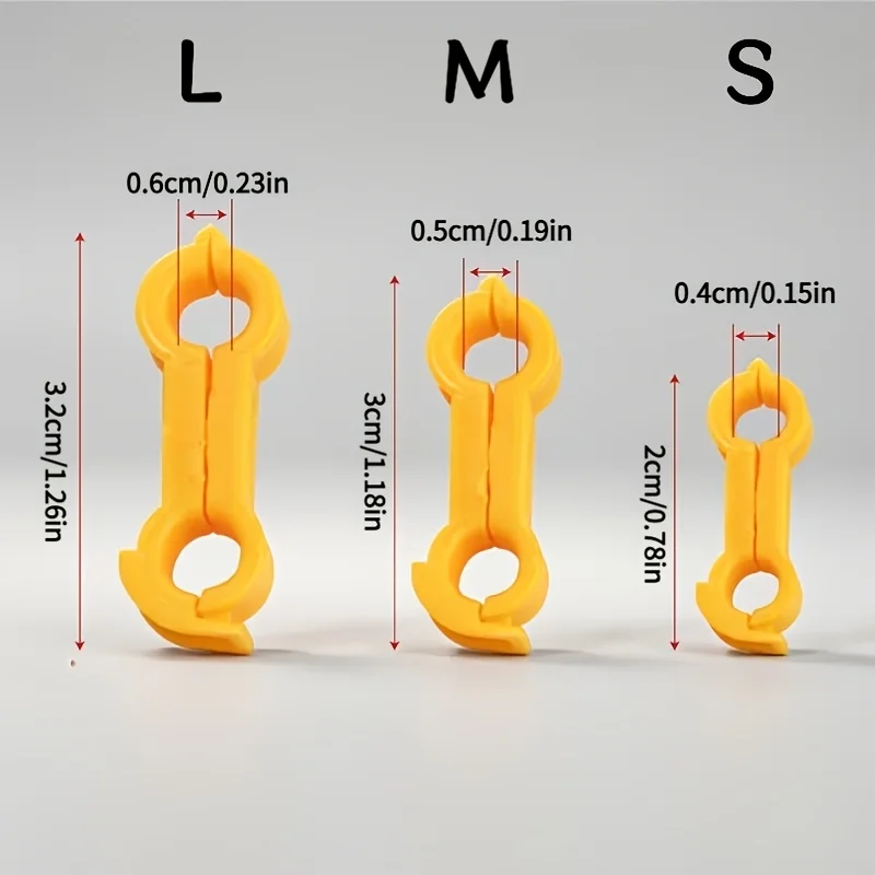 12Pcs Poultry Chick Leg Correction Brace, Splay Leg Support Ring for Duck Quail Parrot Young Bird Rehabilitation view 3