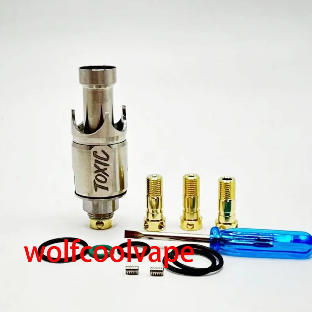 

Wolfcoolvape Monarchy MOBB V2 Toxic RBA Bridge Titanium RBA Bridge for Billet AIO / Boro Mod AirPin 1/1.5/2.5/3.5mm