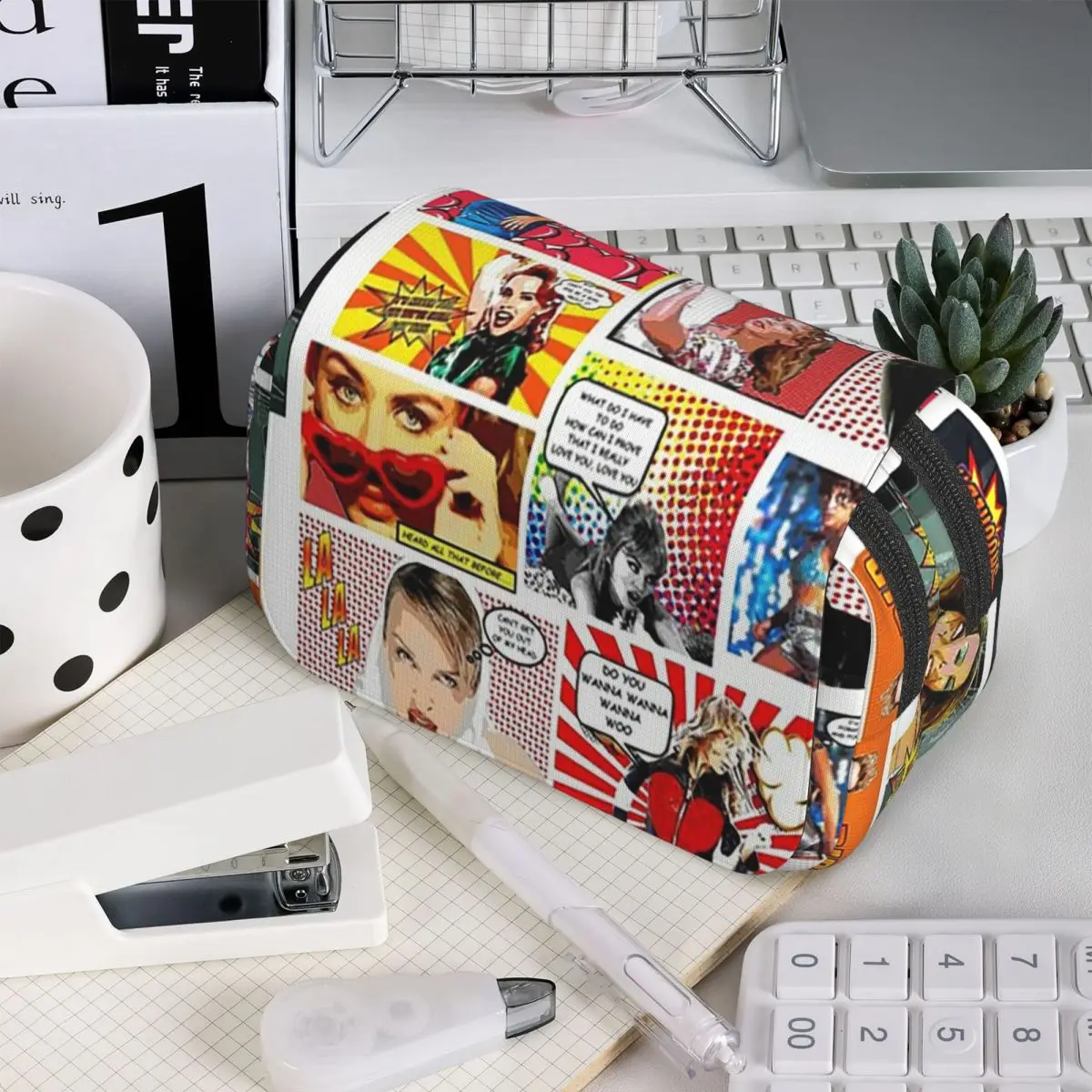 

Кейс-пенал Kylie Minogue Even MORE POW Wow для детей, подарочный пенал, коробка для ручек, сумка для канцелярских принадлежностей, органайзер для ручек