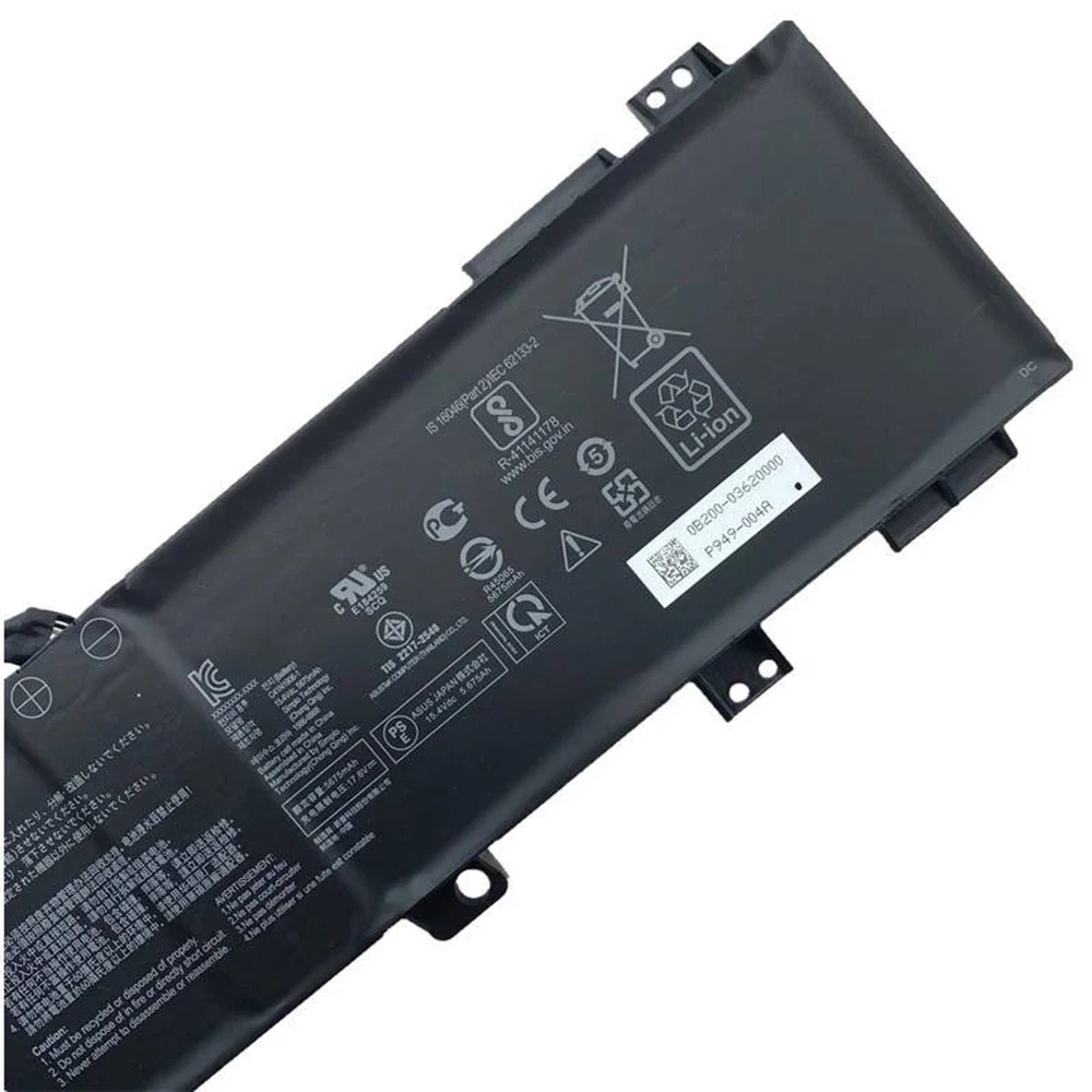 Imagem -04 - Bateria Original do Portátil para Jogos Asus Tuf Novo 15.4v 90wh Fa706iu Fa506 Fx506 C41n19061