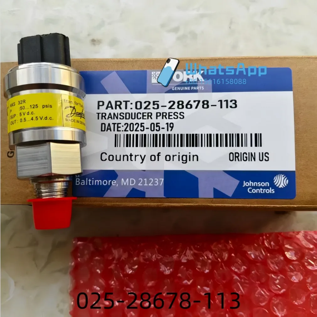 025-28678-113 مستشعر ضغط تكييف الهواء 50-125PSIS 5VDC 025 28678 006