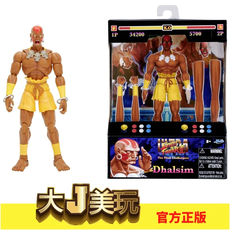 Original Jada Toys Action Figure 1/12 Street Fighter 2 Wave Gibbon Darcy Action Figure Model Toys  Toys Figurines Birthday Gifto