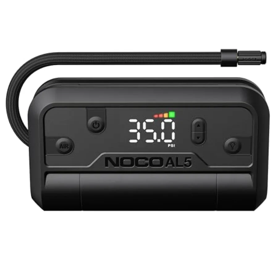

Air AL5: Cordless Tire Inflator Portable Rechargeable Air Compressor with USB-C 17 LPM Inflates 0 40 PSI in 7 Minutes Digital G