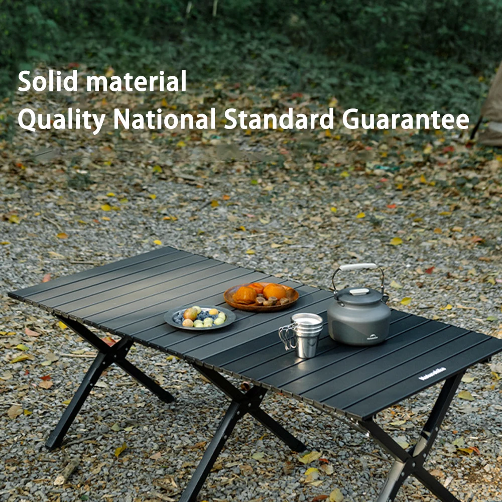 

T01 Egg Roll Table Simple Color Blocking Desktop Camping Picnic Table Carbon Steel Folding Camping Table