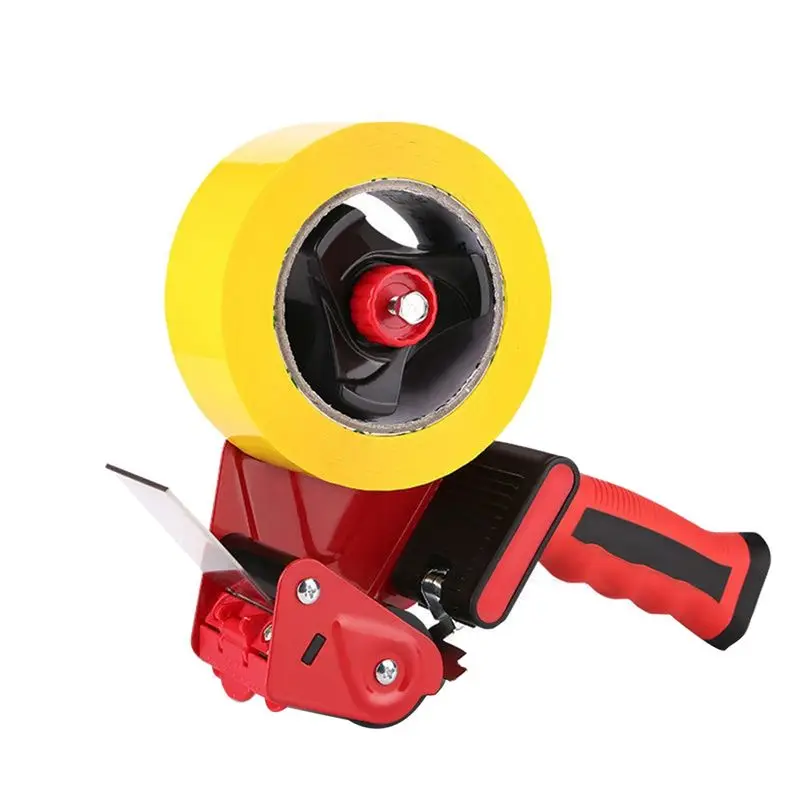 

ABXF-Packing Tape Dispenser, Heavy Duty Packaging Tape Clear Adhesive Tape Dispenser For Carton Sealing, Moving, Shipping