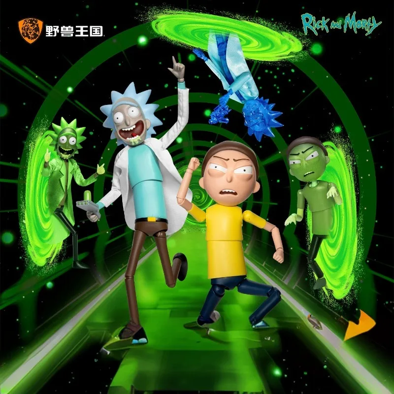 Set de Figuras Coleccionables de Rick y Morty de Beast Kingdom, Rick Sanchez y Morty Smith, en Stock