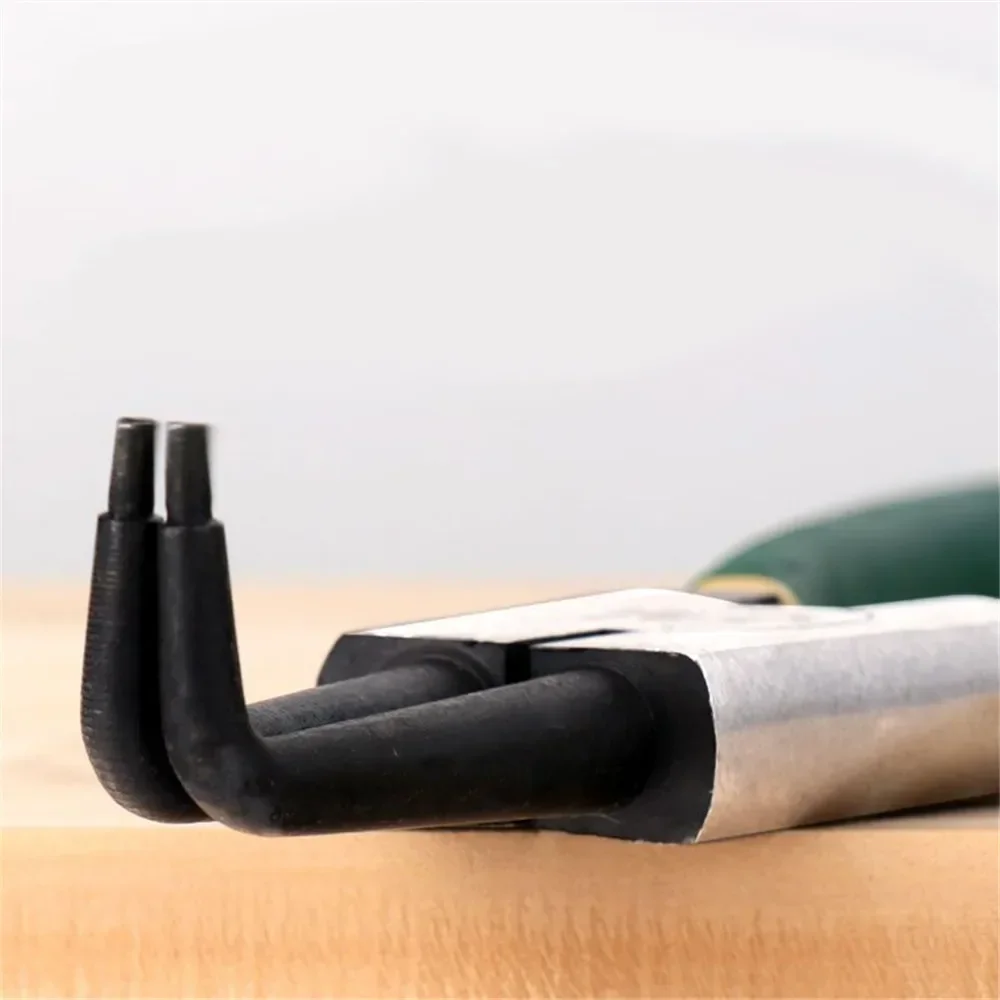 4Pcs 7\'\' Long Nose Circlip Pliers Set with Storage Bag Staight Bent Plier Inner Outer Retaining Snap Ring Remover Hand Tool