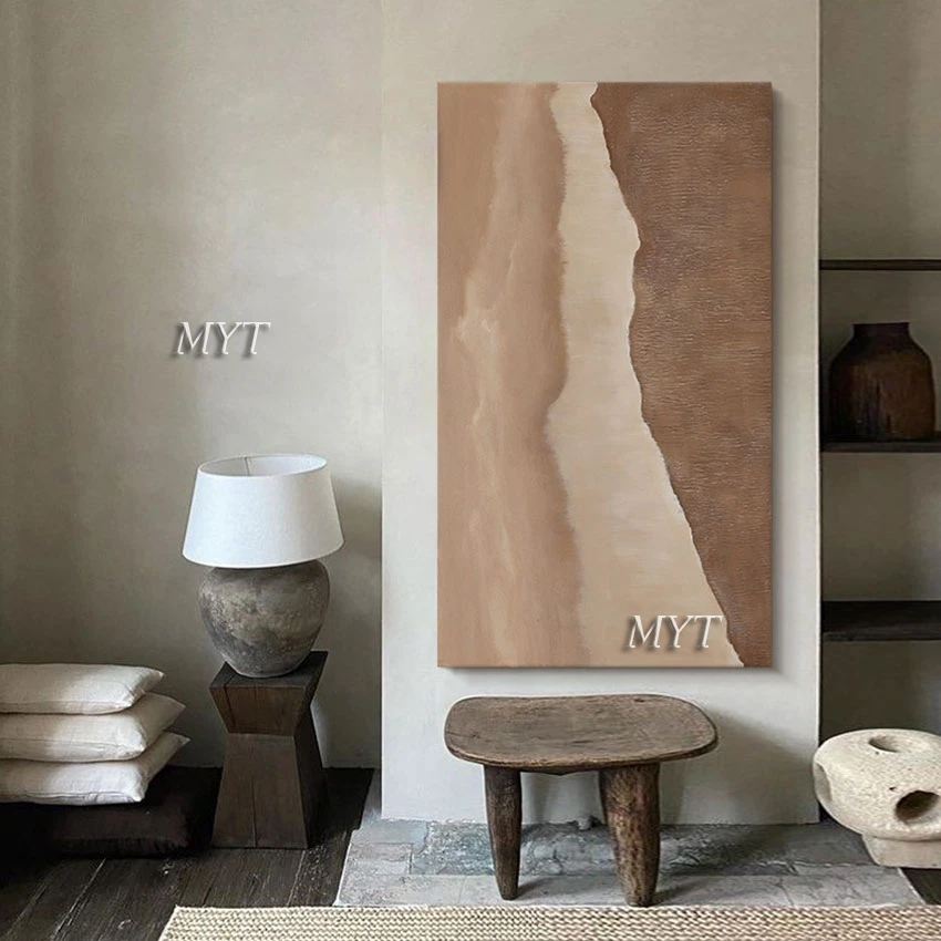 

Большая Картина на холсте с серыми цветами, абстрактная Цветочная картина маслом ручной работы, палитра с ножом, Картина на холсте для дома, стены