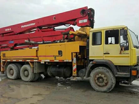 HB60K 60m Ready Mix Squeeze Concrete Boom Pump Concrete Car For Sale/