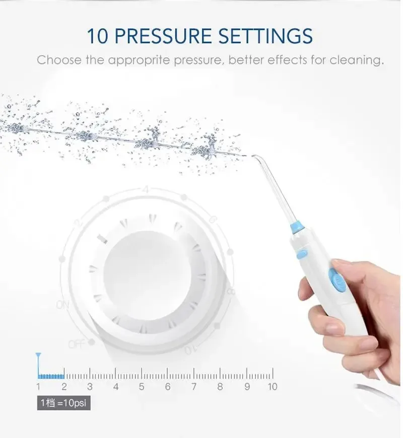 Nicefeel FC165 Electric Oral Irrigator Dental Water Flosser 600ML for Household Use Portable Tabletop Dental Floss Teeth