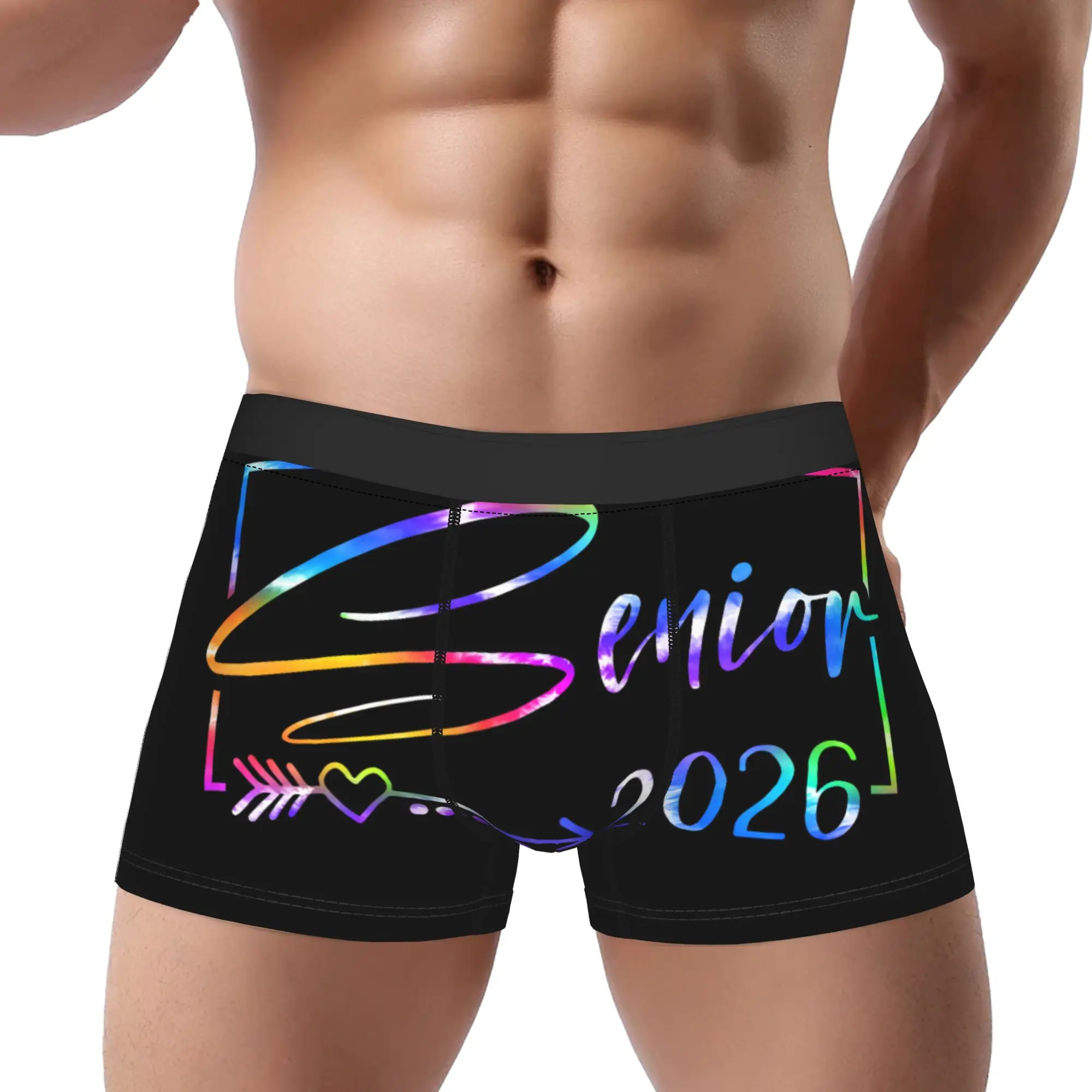 Tie Dye Graduation Last Day School Class Of 2026 Underpants Homme Panties Man Underwear Print Shorts Boxer Briefs