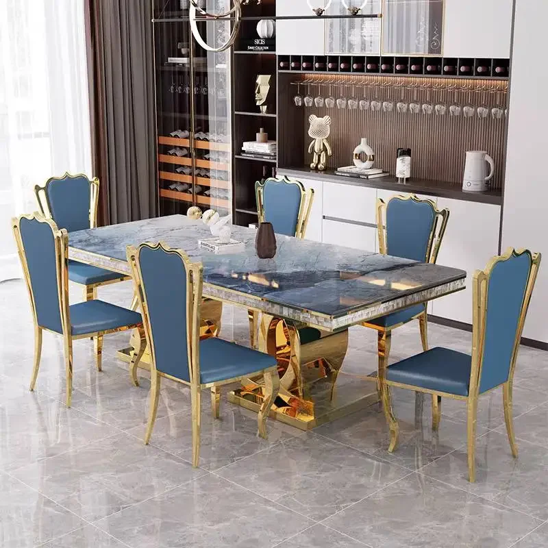 Decorations Base Dining Tables Chairs Space Small Nordic Extending Dining Tables Luxury Expandable Mesas Comedor Furniture Home