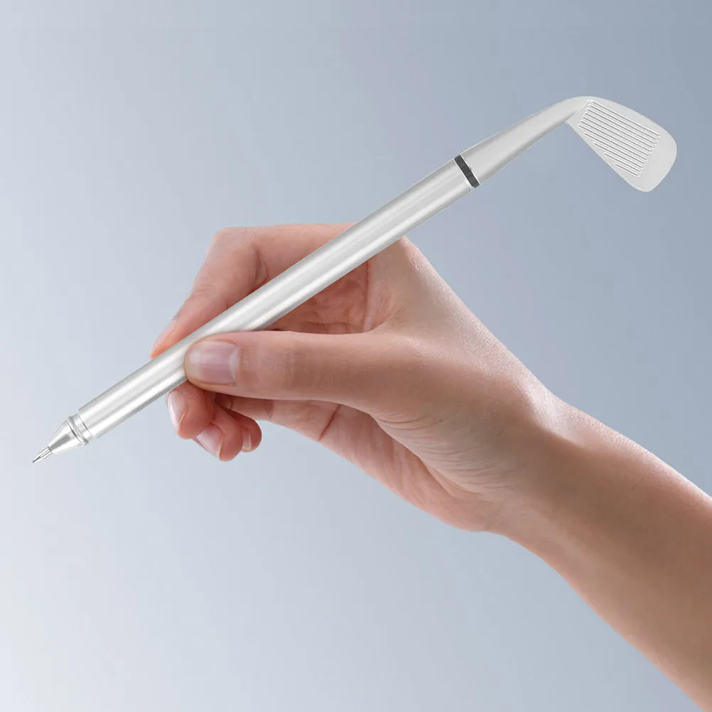 

10pcs Golf Club Ballpoint Pen Metal Alloy Writing Instrument Golf-Themed Office Stationery Gift For Men Coworker Souvenir Desk