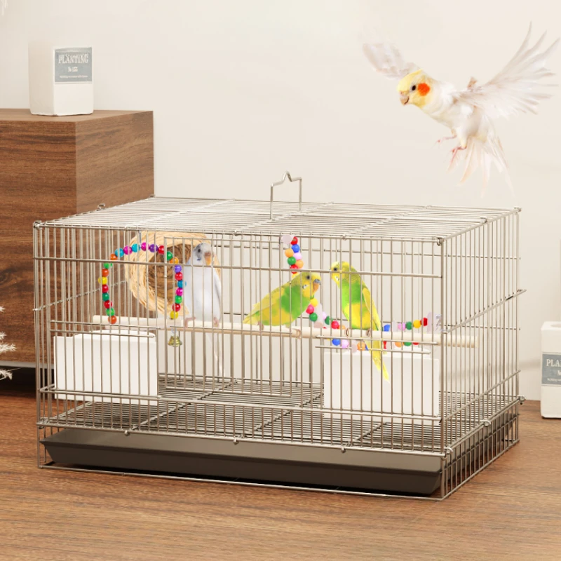 

Outdoor Backpack Bird Cages Accessories Hamster Portable Stand Bird Cages Budgie Toys Gabbia Pappagallo Bird Supplies RR50BN