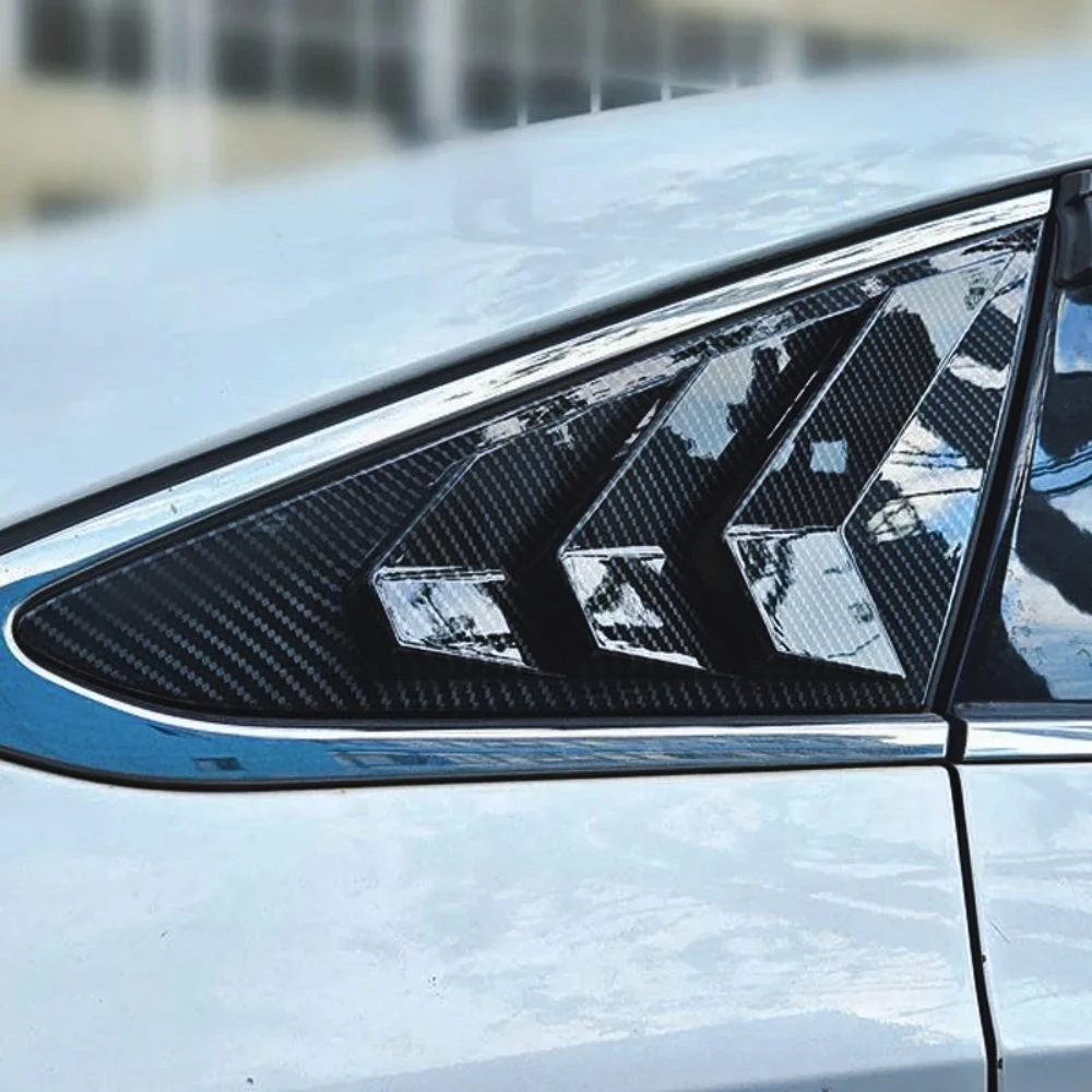 Cubierta  persiana lateral para ventana trasera  coche, para Hyundai Sonata 2015-2019, adorno corativo, ventilación, cubierta  f