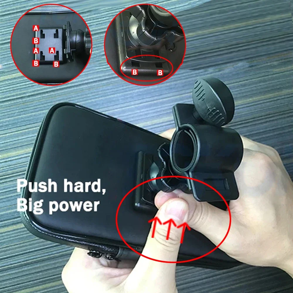 Motorcycle Mobile Phone Holder Support Moto Bicycle Stand For Smartphone Bike Waterproof Bag Cell Phone Case GPS Holder