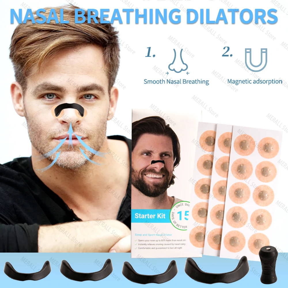 

Sleep Nasal Breathing Dilators Nose Breathe Strips Sport Nasal Dilator Starter Kit Magnetic Nasal Strips Reduce Snoring