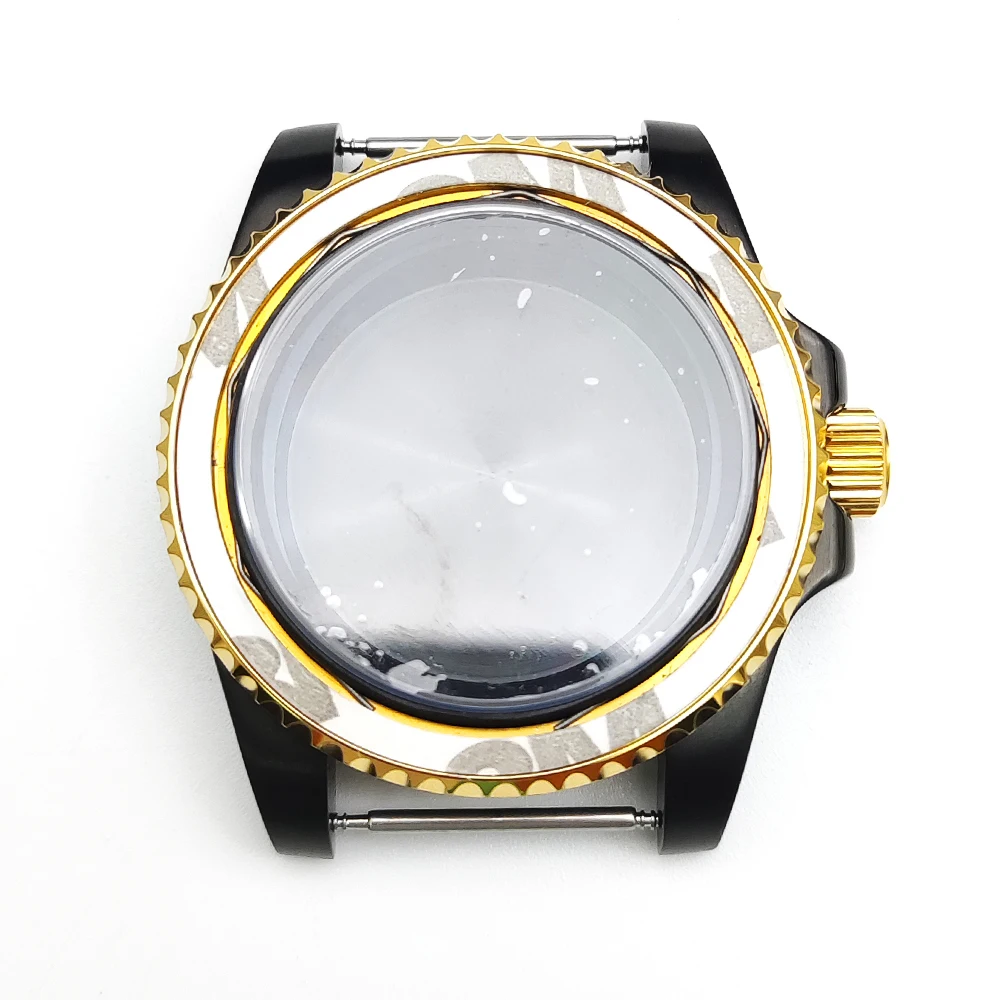 تحويل الساعة 304 حافظة من الفولاذ المقاوم للصدأ ملحقات الساعة حافظة زجاجية خام حافظة ميكانيكية مقاومة للماء