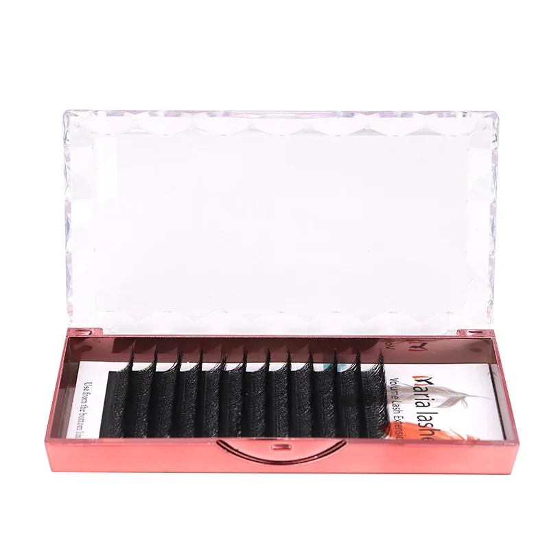 MARIA 5D W Lashes Easy Fan Наращивание ресниц Оптовая продажа Y Готовый объем 12 рядов W Стиль Натуральный мягкий частный логотип