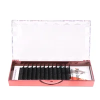 MARIA New Fairy 3D Thick W Shape Eyelashes Easy Fan 5D Lashes Extensions Wholesales Volume 12 Rows Y Style Natural Soft Logo 4