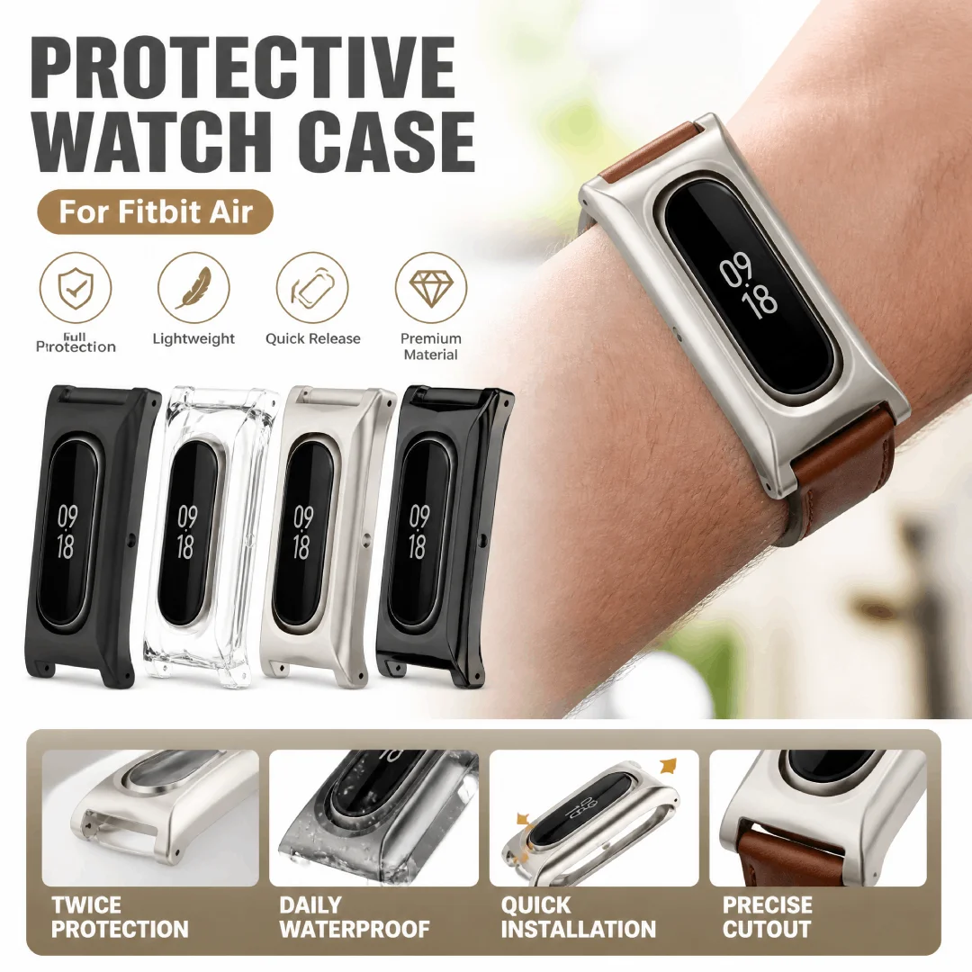 New Multicolor 12mm Inner Lug Adapter Case Connector Conversion For Google Fitbit Air Watch Band Strap Replacement Accessories