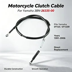 Motorcycle Clutch Control Cable Wire For Yamaha DT125 DT125R DT 125 125R 1991 1992 1993 1994 1995 1996 2006 3BN-26335-00