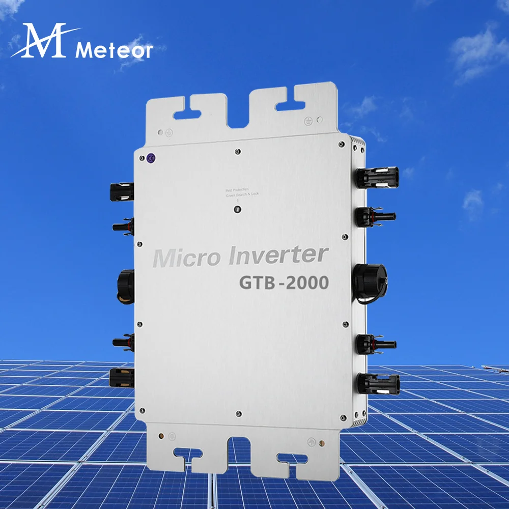 Conversor de Painel Solar Grid Tie Inversor Solar Micro Ip65 à Prova Dágua na Rede com Wifi 2000w 2400w 2800w 110v 220v 230v