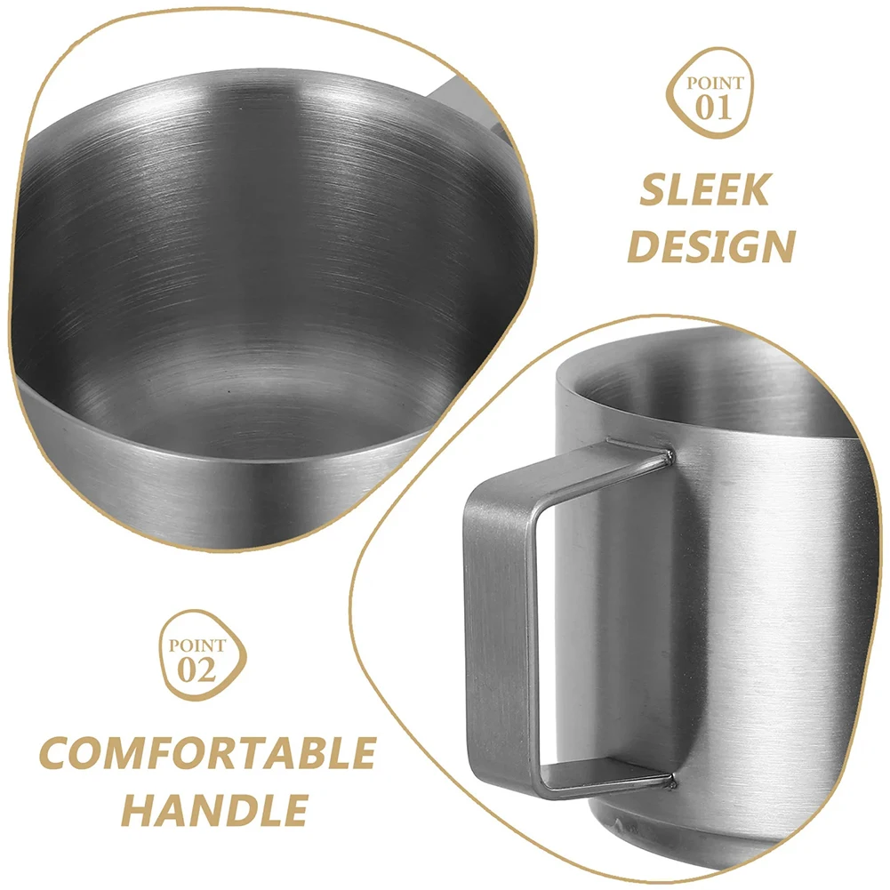 Vacuum Sealed 100ml Stainless Steel Coffee Mug Compact with Handle Double Walled for Optimal For Hot Cold Beverage Performance