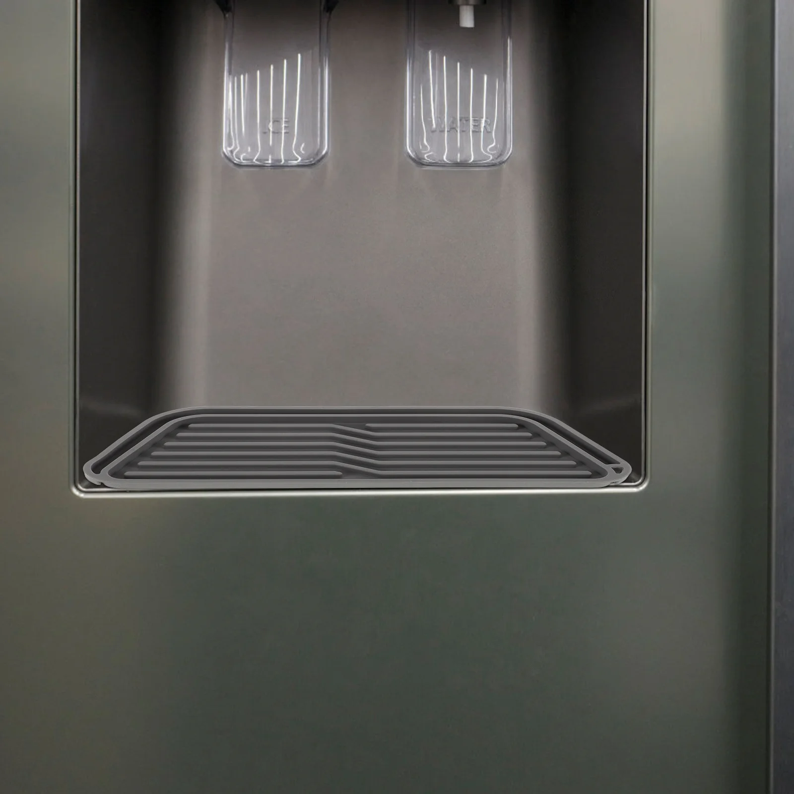 

Silicone Refrigerator Water Drip Catcher Durable Flexible Simple Design Fridge Drip Tray Water Dispenser Catcher