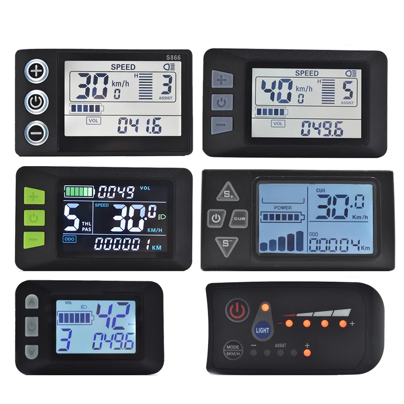 AliExpress Haytrix 【UART2】 Electric Bike Display Scooter Accessories Scooter Display Bicycle Bike Computer LCD Screen Bike Bicycle Speedometer