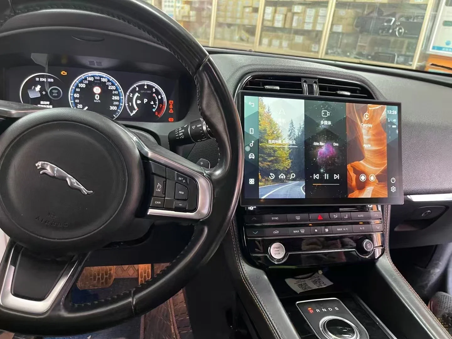 13.3 "Android 14 Retende Originale Auto OEM Menu Lettore multimediale Per Il 2016-2019 Jaguar XE/XEL/F-PACE/X760 Wireless Carplay Radio AUTO