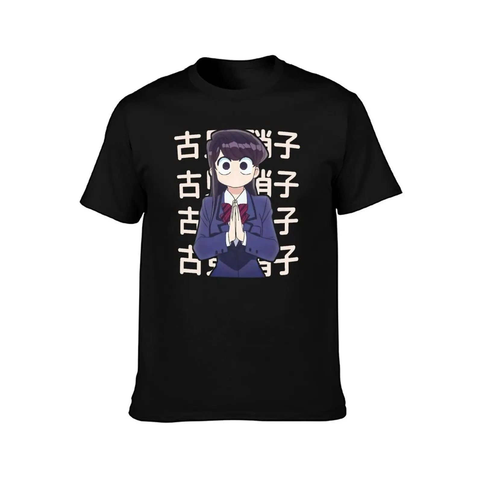Komi san cant communicate T-Shirt Summer Casual Cotton Tee Oversized Streetwear Tops Vintage Graphic Print Unisex Men Women