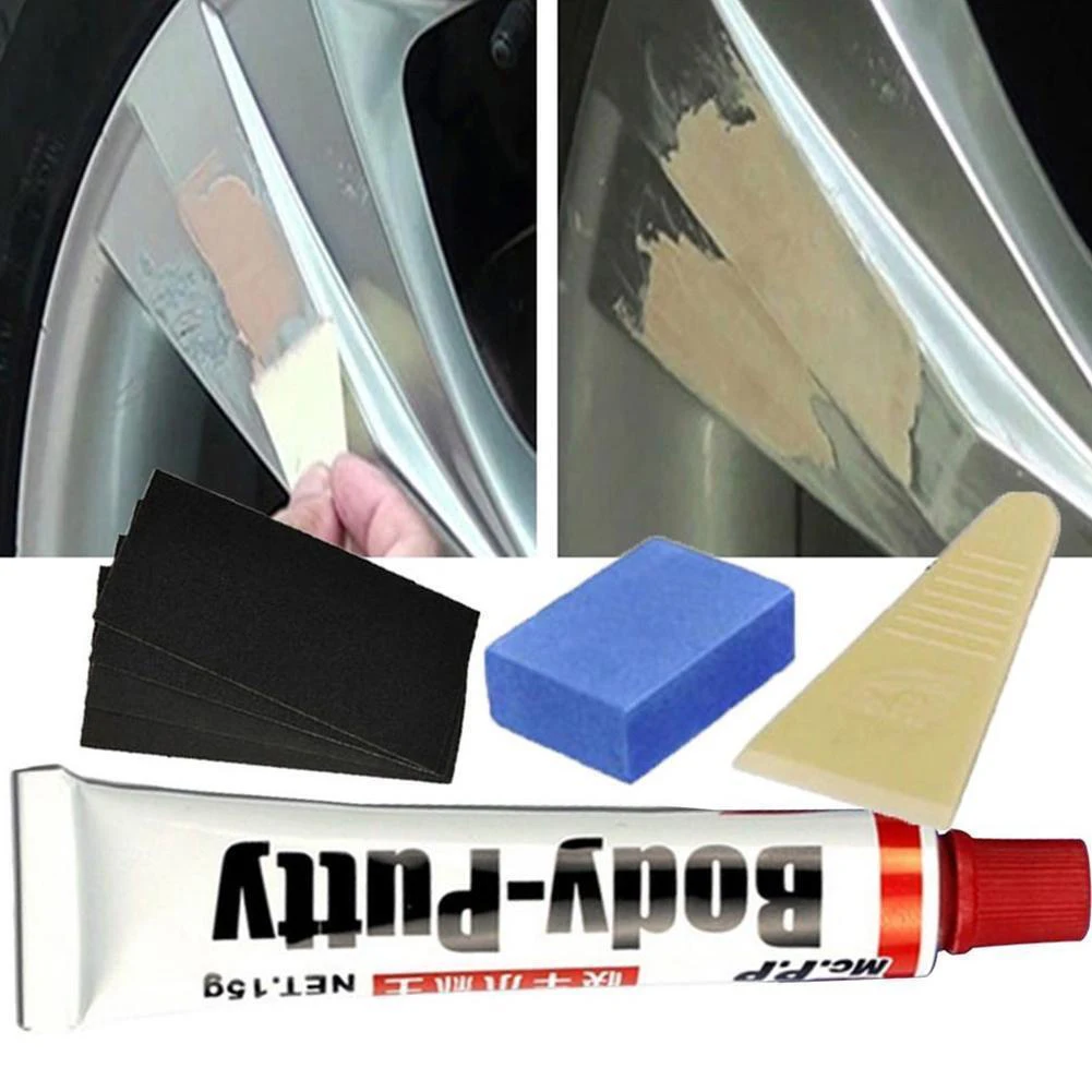 Smooth Repair Tools Scratch Filler Auto Waxing Body Putty Assistant Car Accessories Paint Repair Tool Sandpaper Pad