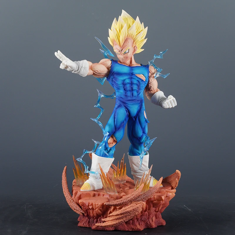 31.5 cm Anime Dragon Ball Actiefiguren Vegeta Goku Demonize Super Saiyan Model Desktop Collectie Speelgoed Gift Ornament Decaration