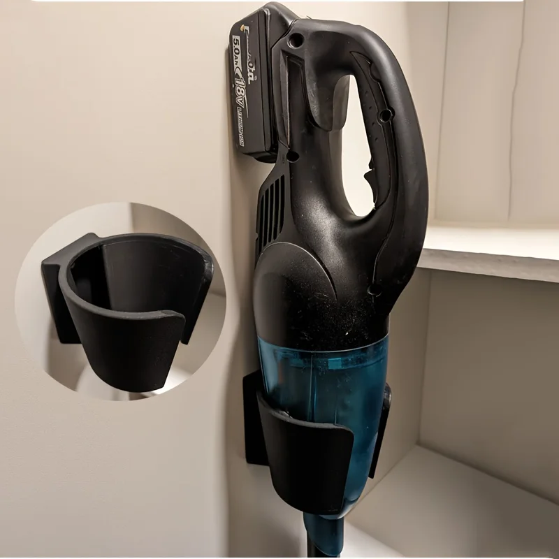 

1PC Car Wall Mount Bracket With 4 Screw Holes For Makita Vacuum Cleaner Stand Durable RV Accessories Black